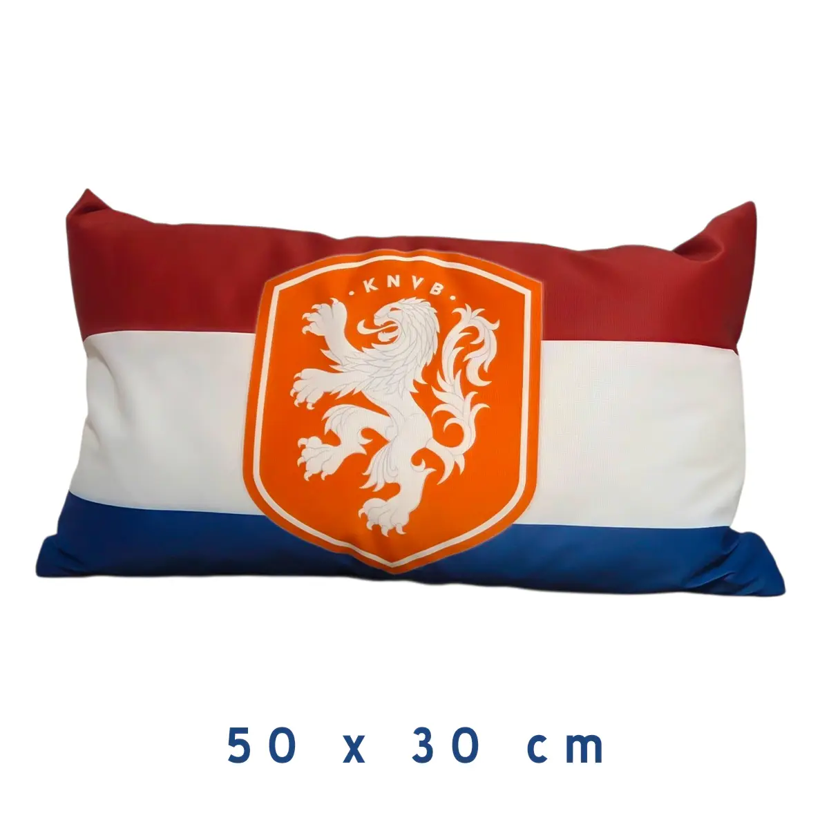 Fan kussen Nederlands Elftal met vlag 50x30 cm